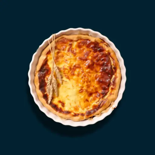 [00914] Quiche vegetariana de jitomate seco y alcachofa 20cm