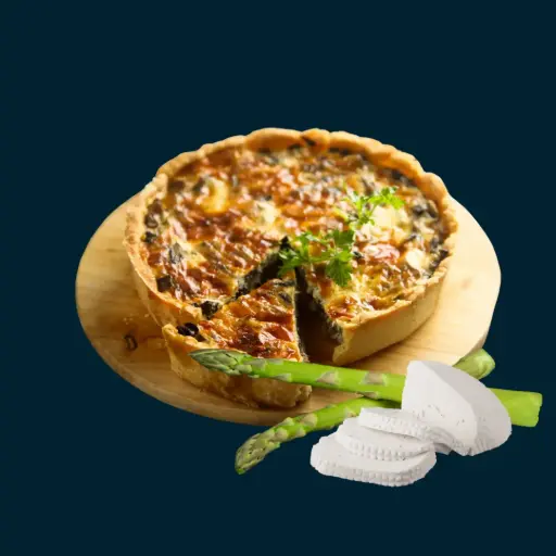 [00916] Asparagus ricotta quiche